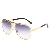 【CC】✷▪  Fashion Metal Sunglasses Men Luxury Brand Designer Glasses UV400 Sunglass Shades Eyewear gafas de sol