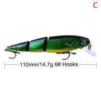 AETJSRY 110mm14.7g Fishing lures minnow คุณภาพจิตรกรรม Professional Action baits Hook