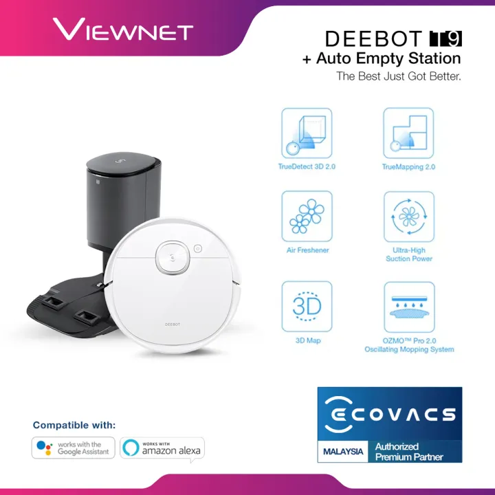 ECOVACS DEEBOT T9 Robot Vacuum Cleaner With Smart move /Intelligent