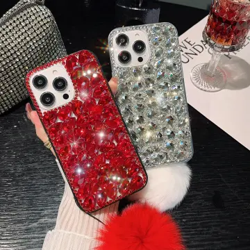 Capa iPhone 11 Pro Max Fluffy Diamond Rosa