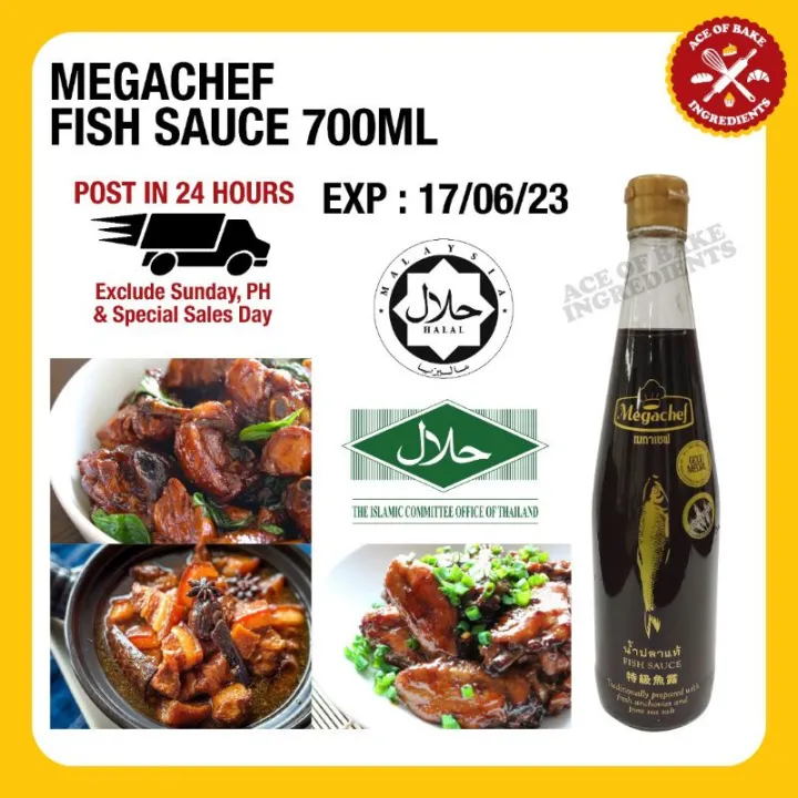 Megachef Premium Fish Sauce Sos Ikan Megachef Thailand Non MSG Non
