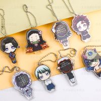 【CW】Japan STASTO Gashapon Pendant Anime Demon Slayer: Kimetsu no Yaiba Tanjirou Nezuko Inosuke Acrylic Stand-up Ornaments Keychain