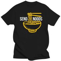 Noods เสื้อยืดบะหมี่ราเม็งสำหรับผู้ชาย,เสื้อยืดคอกลมแขนลำลองขาสั้นพิมพ์ลายแฟชั่นเสื้อคอกลมใหม่ฤดูร้อนขายส่งตลกเสื้อยืดแบรนด์