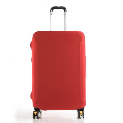 กระเป๋าเดินทางแบบเรียบง่ายมีช่องเก็บอุปกรณ์เสริมปลอกที่คลุมกระเป๋าเดินทางแบบยืดหยุ่นขนาด18-25นิ้วกระเป๋าเดินทางแบบกันฝุ่นหนา