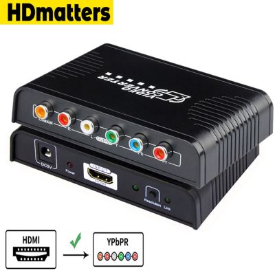 HDMI เป็นที่ต่อจอทีวีตัวแปลงวิดีโอ1080P HDMI To Compent RGB ตัวแปลงวิดีโอพร้อมระบบเสียงดิจิตัลซึ่งมีแกนร่วมสำหรับแอปเปิ้ลทีวี PS4