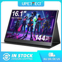 UPERFECT 144Hz Portable Gaming Monitor 16.1 "500Nits 1080P FHD HDR External Second Screen สำหรับ Raspberry Switch X PS5แล็ปท็อป