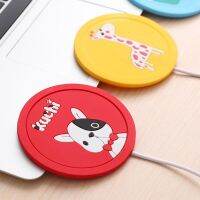 【CW】 Electric Heating Coaster Mug Desktop Cup Warmer USB Cartoon Thermostatic Supplies