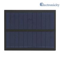 0.5W 5.5V แผงเซลล์แสงอาทิตย์โพลีคริสตัลไลน์ซิลิกอนชาร์จแบตเตอรี่พลังงานแสงอาทิตย์76x60mm