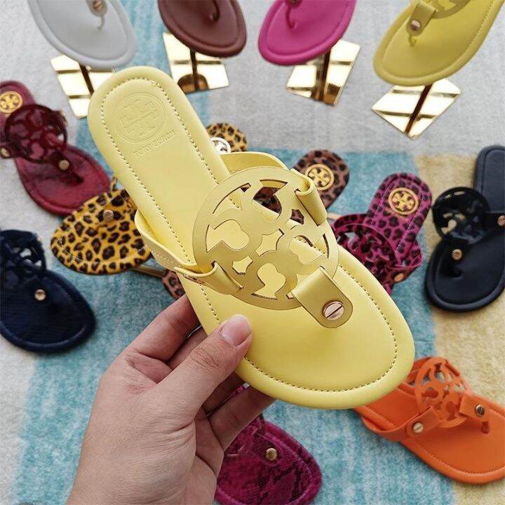 new-tory-burch-tb-leather-flip-flops-womens-shoes-summer-american-big-fashion-ladies-sandals-and-slippers-slippers-european-and-american-cross-border