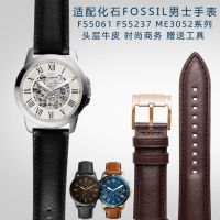 Suitable for FOSSIL fossil FS4735 FS4812 ME3052 3054 fashion leather mens watch strap 22mm