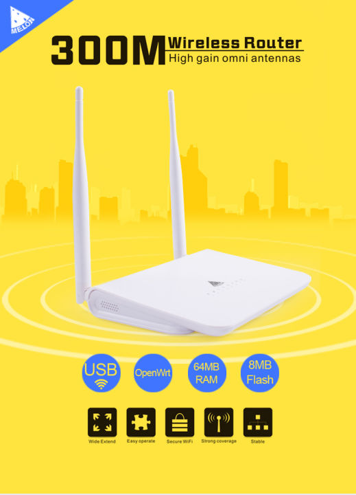 300mbps-wifi-router-wifi-repeater-2-mode-รองรับการใช่งาน-กับ-usb-wifi-adapter