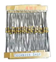 ตัวต้านทาน 4.7 Mโอห์ม 1/4W จำนวน 20 ตัว Resistor 4.7 MOhm 20 pcs.