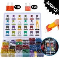 300PCS 5/7/10/15/20/25/30A/35A/40A Car Blade Fuse Kit Mini Small Size Set Suitable For Motorcycle Auto Truck Vehicle Accessories Fuses  Accessories