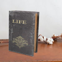 NICERIO Book-type Storage Box Decoration Book Book Book Antique Western Book Storage Container