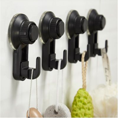 Strong Hooks Self Adhesive Door Wall Hangers Vacuum Hooks Suction Heavy Load Bearing 5kg Rack Cup Sucker For Kitchen Bathroom Picture Hangers Hooks