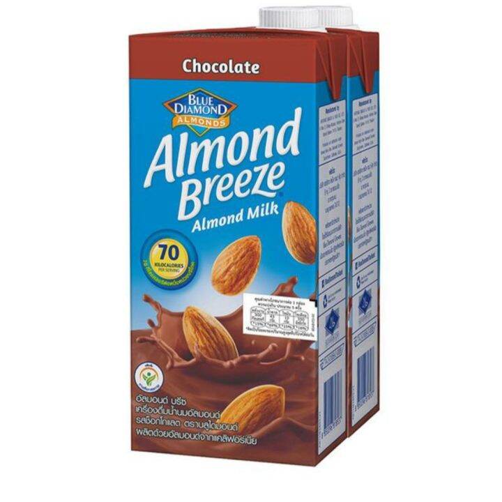 Blue Diamond Almond Breeze Almond Milk Chocolate Flavor 946 ml. x 2 box