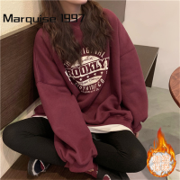 Marquise1997 เสื้อฮู้ด เสื้อแขนยาวอบอุ่น หลวมและสบาย สบายๆ สไตล์ ทันสมัย สบาย WWY23000KQ 41Z231008