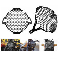 Black Motorcycle Headlight Guard Grill Protector Cover For Ducati Scrambler 1100 800