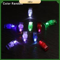 SHILU 5/10pcs ตลก ของขวัญการ์ตูน คริสต์มาส ปีใหม่ ไฟ LED ขึ้น กระพริบในความมืด แหวนเรืองแสง ของเล่นนิ้วเรืองแสง