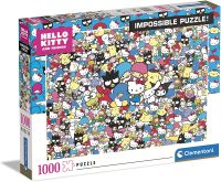 จิ๊กซอว์ Clementoni - Impossible Puzzle Hello Kitty and Friends  1000 piece  (ของแท้  มีสินค้าพร้อมส่ง)