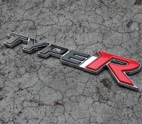 โลโก้ ไทรท์ปอาร์ แต่ง ฮอนด้า ซีวิค เอฟดี size 15 * 3.1 cm * TYPE R * HONDA CIVIC FD2 logo emblem for rear trunk JP