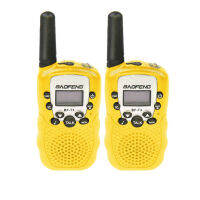 2pcs Hotsale Children Mini Kids UHF Walkie Talkie BF-T3 Baofeng FRS Two Way Radio Comunicador T3 Handy Talkie Hf Transceiver สีเหลือง Yellow (2442)