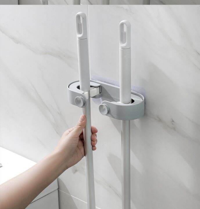 mop-hook-perforation-free-mop-rack-bathroom-strong-wall-mounted-mop-rag-fixed-mop-clip-bathroom-accessories