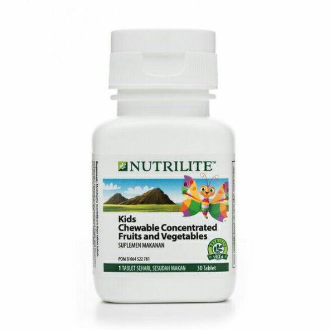 Nutrilite Kids Chewable Concentrate Fruit And Vegetable, Multivitamin