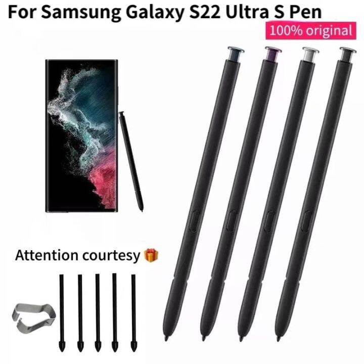 สไตลัสสำหรับ-galaxy-s22อัลตร้า5g-s22ultra-โทรศัพท์ใหม่ทุกรุ่นหน้าจอสัมผัสปากกาสำหรับเปลี่ยนรองรับ-j76บลูทูธ