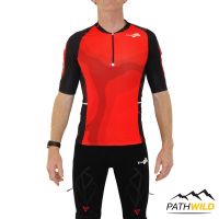 KIWAMI TRAIL EQUILIBRIUM TRAIL TOP  - BLACK/RED (XS) 3663471140995 เสื้อวิ่งเทรล