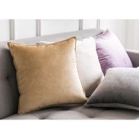 50x50cm Wrapped Cushion Cover  Big Size Super Soft Velvet Plush Pillowcase Throw Pillow Cover Customized