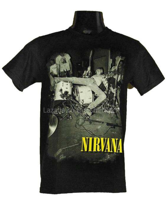 เสื้อวง-nirvana-เนอร์วานา-ไซส์ยุโรป-เสื้อยืดวงดนตรีร็อค-เสื้อร็อค-nir1703-ส่งจาก-กทม