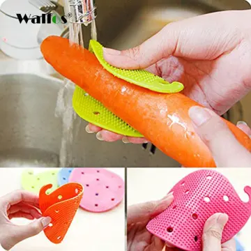 1pc Carrot Shaped Vegetable Cleaning Brush, Multifunctional