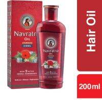 น้ำมันลดอาการปวดหัว ผ่อนคลายศีรษะ (Navratna Oil) 200ml.