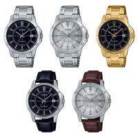 Casio Standard นาฬิกาข้อมือผู้ชาย รุ่น MTP-V004,MTP-V004D,MTP-V004G,MTP-V004L  (MTP-V004D-1C,MTP-V004D-7C,MTP-V004G-1C,MTP-V004L-1C,MTP-V004L-7C)