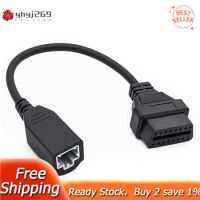 OBD2 Cable for Honda 3Pin OBD1 Adapter OBD2 OBDII for Honda 3 Pin to 16 Pin Connector Compatible Diagnostic Tool