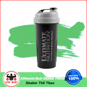 [HCM]Bình Lắc Nhựa Shaker Ultimate Nutrition 700ml Cực Thời Trang Siêu Đẹp Siêu Bền
