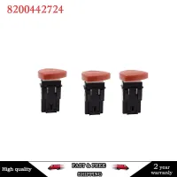 ☂▩ 3Pcs 8200442724 Emergency Hazard Warning Light Switch Button For Renault Master Laguna Trafic Escape Opel Vauxhall MovanoVivaro