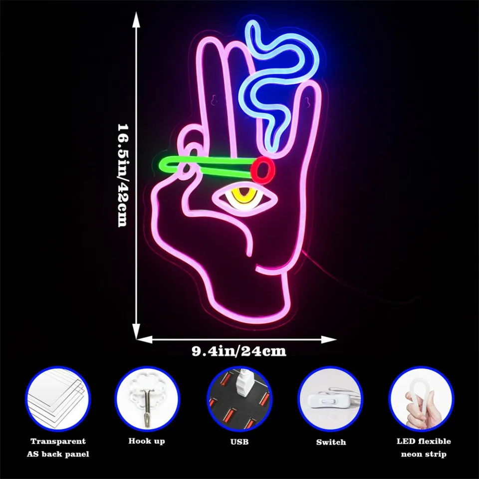 Personalizado neon sign akatsuki nuvem logotipo anime led luz