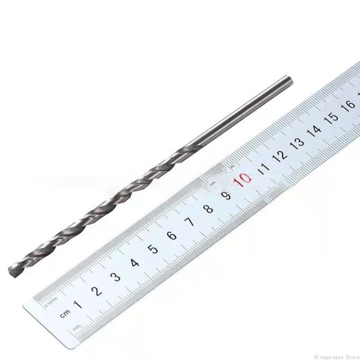 5pcs-extra-long-150mm-hss-twist-drill-2mm-3mm-3-5mm-4mm-5mm-straigth-shank-auger-wood-metal-drilling-tools-drill-bit