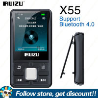 FAAEAL ต้นฉบับ RUIZU X55คลิปกีฬาบลูทูธ MP3 8GB Mini ส่วนค้ำยันหน้าจอ TF Card,FM,การบันทึก,E-Book,นาฬิกา,เพลงสำหรับเครื่องนับก้าวผู้เล่น