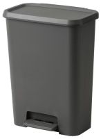 KNÖCKLA Pedal bin, dark grey, 50 l (คเนิคลา ถังขยะเหยียบ, เทาเข้ม, 50 ลิตร)