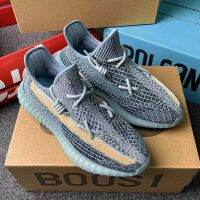 Denim Blue Ye-Ezy Bo0st 350 V2รองเท้าวิ่งสำหรับผู้หญิงรองเท้าผ้าใบสำหรับผู้ชาย Low Cut คู่รองเท้าลำลอง