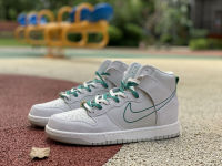 2023 Original sb duk White, green and Gold buckle sb duk High First Use DH0960-001 Skateboard shoes Sneakers running shoes