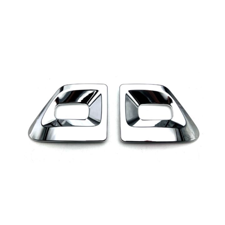 2piece-car-front-fog-light-cover-trim-decoration-accessories-parts-accessories-for-nissan-pathfinder-r53-2022-2023-silver