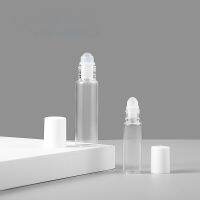 5ml 10ml Glass Ball Bottle Go Bead Cosmetics Separation Fine Oil Eye Cream Roll on Sample Test Essential Vials Separate Perfume