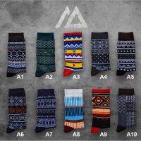 1pair Multi Variant Cotton Spandex Ethnic Length 34 Half Calf Socks All Size for Men Women