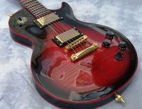 Gibson Les Paul กีตาร์ไฟฟ้ามาตรฐาน Red Burst Custom,Rosewood Fingerboard,Binding Over Frets