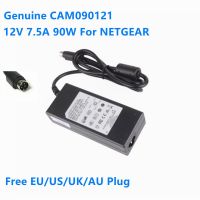 ของแท้12V 7.5A 90W 4PIN CAM090121 2AAL09 0F อะแดปเตอร์แหล่งกระจายไฟ AC สำหรับ Netgear NAS RN31400 RN10400 RND-4C RND4000ที่ชาร์จ POS