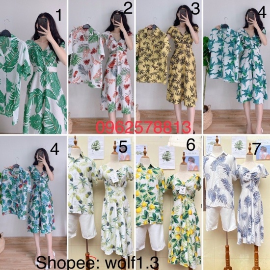 Váy hoa chất vải đũi lụa mềm mịn siêu mát | Shopee Việt Nam